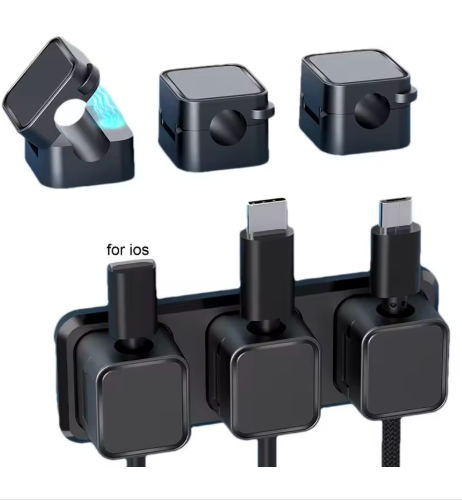 Magnetic Cable Clips β Adhesive Wire Organizer for Desk, Car, or Wall