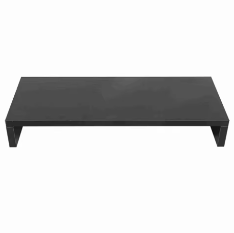 Wooden Monitor Riser – Desktop Shelf & Screen Stand Organizer (Black)